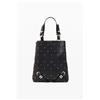 Desigual, Zainetto mini piccolo, Donna, Poliammide, Nero, U