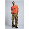 Desigual, pantalone cargo mimetico, Uomo, Cotone, Verde, 28
