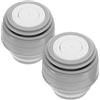 OHPHCALL 2 Pezzi Coperchio Ricambio per Borraccia Termica Compatibile Haers Tappo Antigoccia con Apertura One-Click Adatto Bottiglie Colore Grigio Portatile
