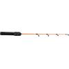 Xiuganpo Canna da Pesca Sul Ghiaccio, Mini Combo da Pesca Sul Ghiaccio Telescopica in Fibra di Vetro Leggera da 50 Cm, Canna da Compatta con Guide in Ceramica Manico in EVA per in Acqua Dolce Salata