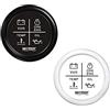RECMAR Orologio Multifunzione 12 V/24 V Bianco