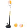 SHINEOFI Allenatore di Ping Pong con Base a Ventosa, Rotazione a 360 Gradi e Asta Elastica in PVC e Lega di Alluminio per Allenamento Indoor a Casa e Principianti