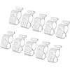 QUXVUIS I Set di Ganci per Tende abbinano ai Ganci per, Bianco, 10 Pezzi