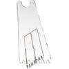 XIGACGEH Portabici portatile in acrilico trasparente Supporto per biciclette da pavimento Display Rack di riparazione Accessori per ciclismo Facile da usare Cremagliera per parcheggio per bici