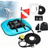 HUINGTON Ventilatore sub portatile, autonomia 60-70 min, bombola for immersione