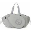 Hellery Borsa da Tennis Capiente Borsa Tote Sportiva Organizzata Borsone per Tennisti, Sportivi, Palestra, Array, Grigio, Piccolo