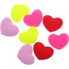 BESPORTBLE 6 Pezzi Smorzatore di Vibrazioni a Forma di Cuore in Silicone Morbido Design Carino, Riduce Le Vibrazioni delle Corde per Racchetta da Tennis per Adulti