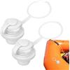 ORFOFE Valvola Gommone Bianco 2 Pezzi in Plastico Forte Durabilità e Adattabilità per Barche Gonfiabili e Kayak, Accessori Essenziali per Sport Acquatici