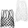 POPETPOP Rete da Basket in Nylon 2 Pezzi Resistente per Esterni 12 Anelli, Facile da Installare, per Canestri Portatili e Scuole All'aperto