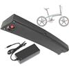 FREEDOH Batteria al Litio 36V a Forma Curva con Caricabatterie Incluso.