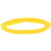 Lurrose Fascia per Occhialini da Nuoto in Silicone Giallo Design a Fascia Larga e Imbottitura Aggiunta, Stabile Maschere da Immersione Vacanze Estive