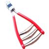 Slyzjdl Starting Clamp Pinza per Incordare Tennis Strumento Pinza di Avvio Morsetto per Corde Pinza Larga Trazione Uniforme Acciaio Inossidabile Struttura, Rosso