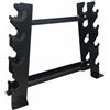 Gralara Portarivestimenti Manubri Porta Manubri Supporto Pesi Scaffale Pesi Salva Spazio con Separazione Pesi per Accesso Immediato E Flusso di Allenamento, Nero, Modello Di Punta