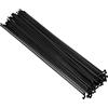Abaodam 50 Pezzi Raggi per Bicicletta da 13g in Acciaio 45# Nero Dadi, Lunghezza 220mm e Spessore 2,2mm, Ricambio Resistente per Ruote Bici da Strada e Ciclismo