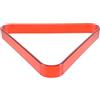 DOITOOL Porta Palline da Biliardo Triangolo in PC Rosso per Tavolo da Biliardo, Organizer Resistente per Palline da Pool, per Sala Giochi