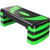 MAXSTRENGTH Stepper Fitness 5 Altezze Regolabili (10-30cm) - Piattaforma Antiscivolo per Allenamento a Casa o Palestra - Step per Aerobica & Yoga