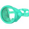 LOVIVER Maschera Subacquea Occhiali da Immersione Snorkeling Visiera a Viso Intero Vetro Temperato Antigraffio Tenuta Sicura Silicone Morbido Fascia , Ciano