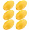 RORPOIR 6 Pezzi Galleggiante per Kayak e Barca, Galleggiante Marino per Corda, PVC, Giallo, Leggero, per Piscina e Molo