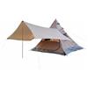 AsrMyjcx Tenda Piramide Tenda Teepee Rifugio Esterno Tenda Campeggio Capanna Antipioggia Palo Leggero Lega Alluminio Oxford 210D Spaziosa per Riposo E