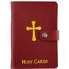 Amazing Saints Holy Card Holder Maroon Carrying Case up to 40 Cards