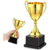 TOYANDONA Coppa trofeo d'oro in plastica, coppa trofeo d'oro, mini premio per competizioni sportive bomboniere vincenti premi (7, 119,4 cm)