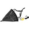 Riuulity Set Durevole di Galleggianti per Ancora da 24 Pollici per Stabilizzare Barche a Motore, Kayak, Gommoni, Pesca, PVC Arancione (Black)