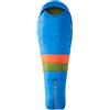 Marmot Sawtooth, Sacco a pelo a mummia per adulti, imbottitura in piuma d'oca 650, molto leggero e caldo, 183 cm, adatto fino a -28 °C, Dark Azure/Foliage, 183 cm