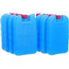 SHINEOFI 8 Pezzi Scatole per Alimenti Riutilizzabili in PE Borsa Ghiaccio Blu per Feste Estive, per Picnic e Conservazione a Freddo Duratura di Bevande e Cooler