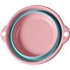 mingzhe Lavabo Pieghevole Portatile Lavabo Pieghevole Salvaspazio Sottile 4 Cm per Campeggio da Viaggio (Rosa Piccolo)