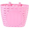 GALPADA Cestino per Bicicletta in Plastica Rosa Staccabile e Resistente all'Acqua per Bici per Trasportare Oggetti e Giochi