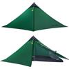 RDYMONKEY Outdoor Ultralight Tenda da Campeggio 1Persone / 2 Persone Mesh Tent Shelter -Perfetto per Il Campeggio, Backpacking e Thru-Hikes (Green)