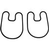 BUDZAVHIC 2 Pezzi 41802 Kit guarnizioni in Gomma O-Ring per Tubo a Y M-rCruiser Alpha Bravo 9F-116-07 MR-949