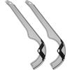 SHINEOFI 2 Pezzi Protezione per Catena di Bicicletta in Plastico Nero, Leggero e Resistente, per Mountain Bike e Bici da Strada, Protegge la Catena da Sporco e Olio