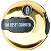 Hellery Golf Scorer Contatore Punteggio Golf Segnapunti Contacolpi Accessorio Durevole per Esterno Ruota Contagiri 12 Colpi Tasto Reset da Cintura E Borsa