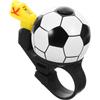 SHINEOFI Campanello per Mountain Bike Professionale Forma di Pallone da Calcio Compatto e Resistente Suono Chiaro e Forte Accessorio Bici Adatto Manubri Standard