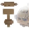 Vynebtrv Set Composto da Custodia per Batteria Borsa per Contrappeso per Casco Fast | Nylon 1000D, Resistente all'abrasione, Fissaggio elastico regolabile, Chiusura a strappo, Due opzioni di montaggio