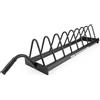 SPORTTEC Sport-Tec Bumper Plate Rack, portapiatti per pesi, mobile, LxLxH 140x28x26,8 cm