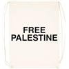 DAMBOTEE Palestina Libera Borsa Da Palestra Unisex Beige Con Coulisse