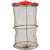Abaodam Rete da Pesca Portatile Coulisse, Nylon, Grande Capacità | Rete Profonda Rinforzata, Telai, per Barca e Canoa, Colore Caffè, 1 Pezzo