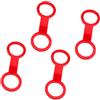 Limtula 4 boccagli in Silicone Maschera Cinghia Custode Clip Fissaggio Tubo respirazione in plastica Diving Tubo Supporto Facile da Usare boccagli in Silicone Maschera Cinghia
