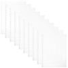 WRITWAA Protezione Porta Pettorale Gara in PVC Trasparente 100 Pezzi