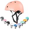 Glerc Casco Multi-Sport per Bambini per Ragazzi e Ragazze da 3 4 5 6 7 8 Anni, per Bicicletta, Monopattino, Skate e altro, Taglia Regolabile S, Pesca