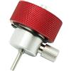 Domary Adattatore di Ricarica Rosso con Stelo Senza Perdite con Porta Olio Siliconico per Serbatoio di Gas Verde Airsoft Magazine Camping