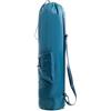 Spelonify Borsa per tappetino da yoga con portabottiglie d'acqua, tracolla regolabile, sacca da palestra, impermeabile, arrotolabile, grande borsa per tappetino da allenamento, portatile (blu)