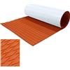 HZshark Tappetino universale antiscivolo antiscivolo per skimboard con adesivo, foglio in EVA tagliabile per tavola da surf, kayak, decking barca, golf cart, skim board, SUP, skateboard (240 x 40 cm)
