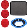 Generic Pastiglie abrasive per palline da bowling lucidatrici portatili universali | Kit asciugamano e tazza per palla da bowling per allenamento, festival, eventi, casa, club