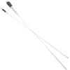 CORHAD Antenna CB Retrattile 27mhz in Metallo e Plastica per Marine