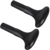 WRITWAA Manico per Pagaia Kayak Accessorio Stabile in Nero 2 Pezzi Impugnatura Confortevole e Installazione Semplice per Canoa e Remi per Canotto Gonfiabile