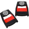 Alipis 2 Pezzi Dinamometro per Forza della Mano Display Digitale Lcd, Allenatore per Esercizi di Forza e Terapia della Mano, Materiale Abs, Colore Rosso, Adatto a Sport e Riabilitazione