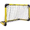 Sport1 One The Sport Maker Sport1 porta calcio estensibile Goal Pro. Porta calcetto pieghevole in plastica salvaspazio. Porta soccer indoor outdoor da 60x42x42cm fino a 90x42x60cm. Rete impermeabile. Picchetti inclusi. Gialla